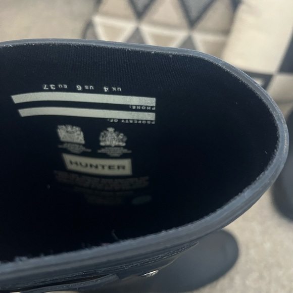 Hunter like new tall boots!  Only worn twice. They are in like new condition! - Picture 7 of 14